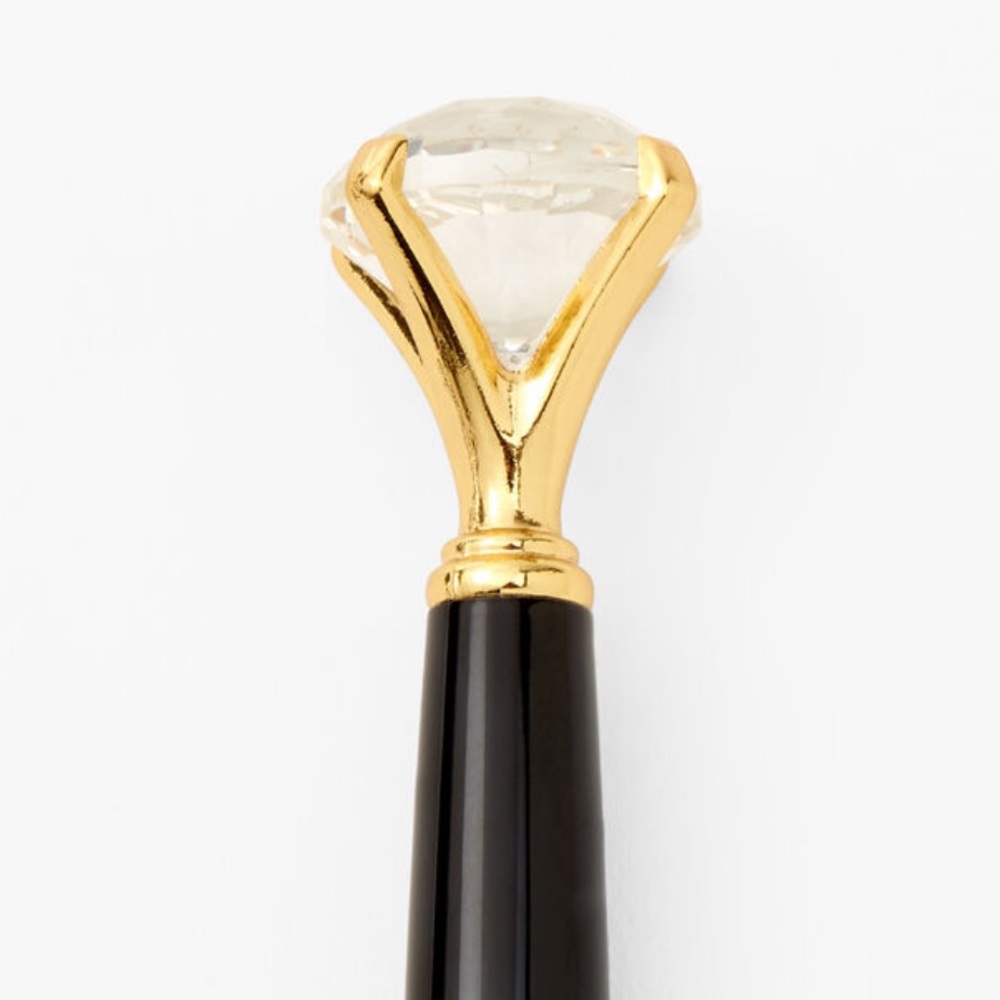Diamond topped pen with pen holder 💎